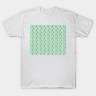 Watermelon Cat Pattern T-Shirt